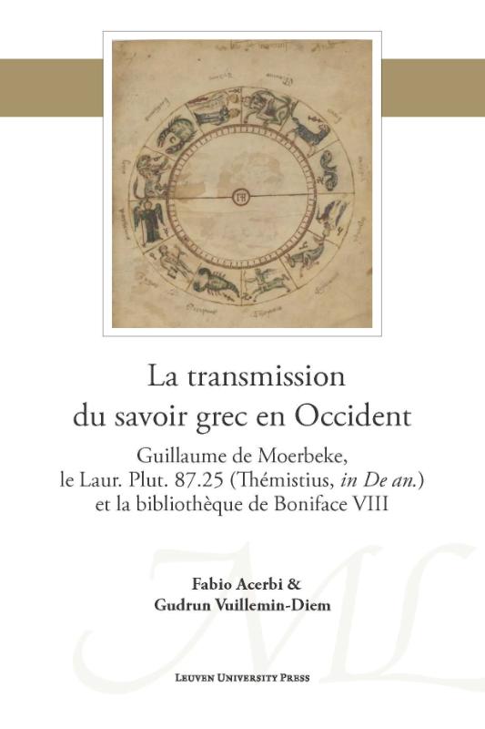 Omslag van La transmission du savoir grec en Occident