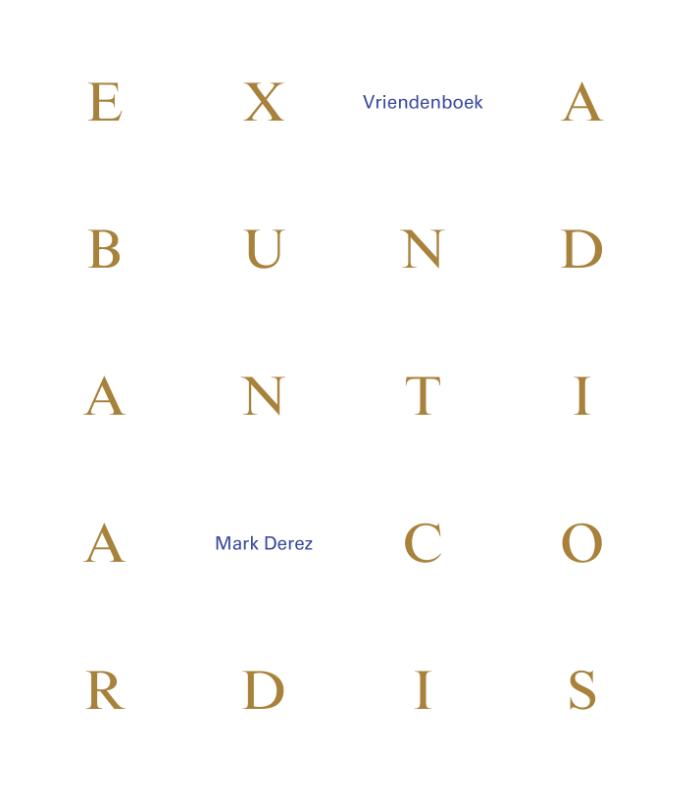 Omslag van Ex abundantia cordis