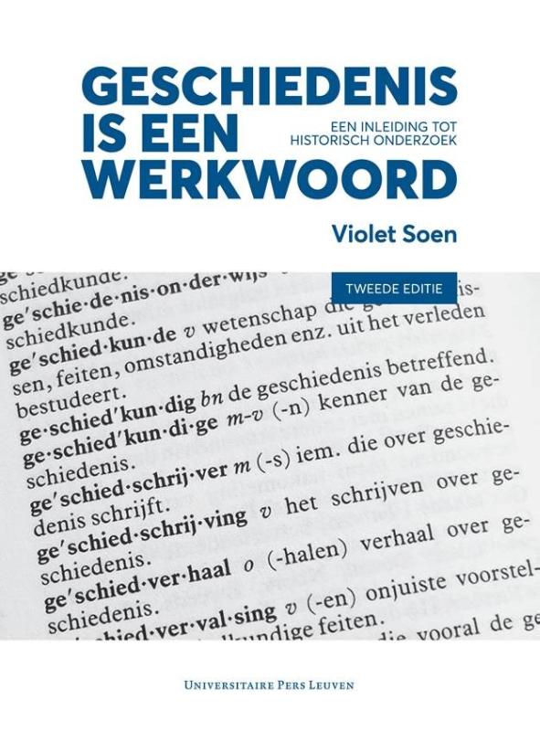 Omslag van Geschiedenis is een werkwoord