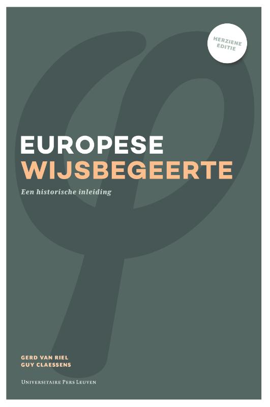 Omslag van Europese wijsbegeerte