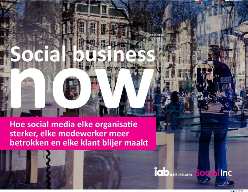 Omslag van Social business now