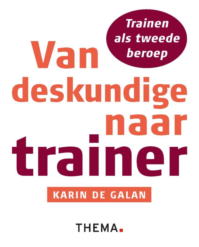 Omslag van Van deskundige naar trainer