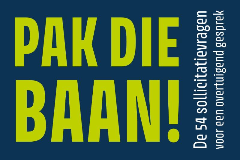 Omslag van Pak die baan!