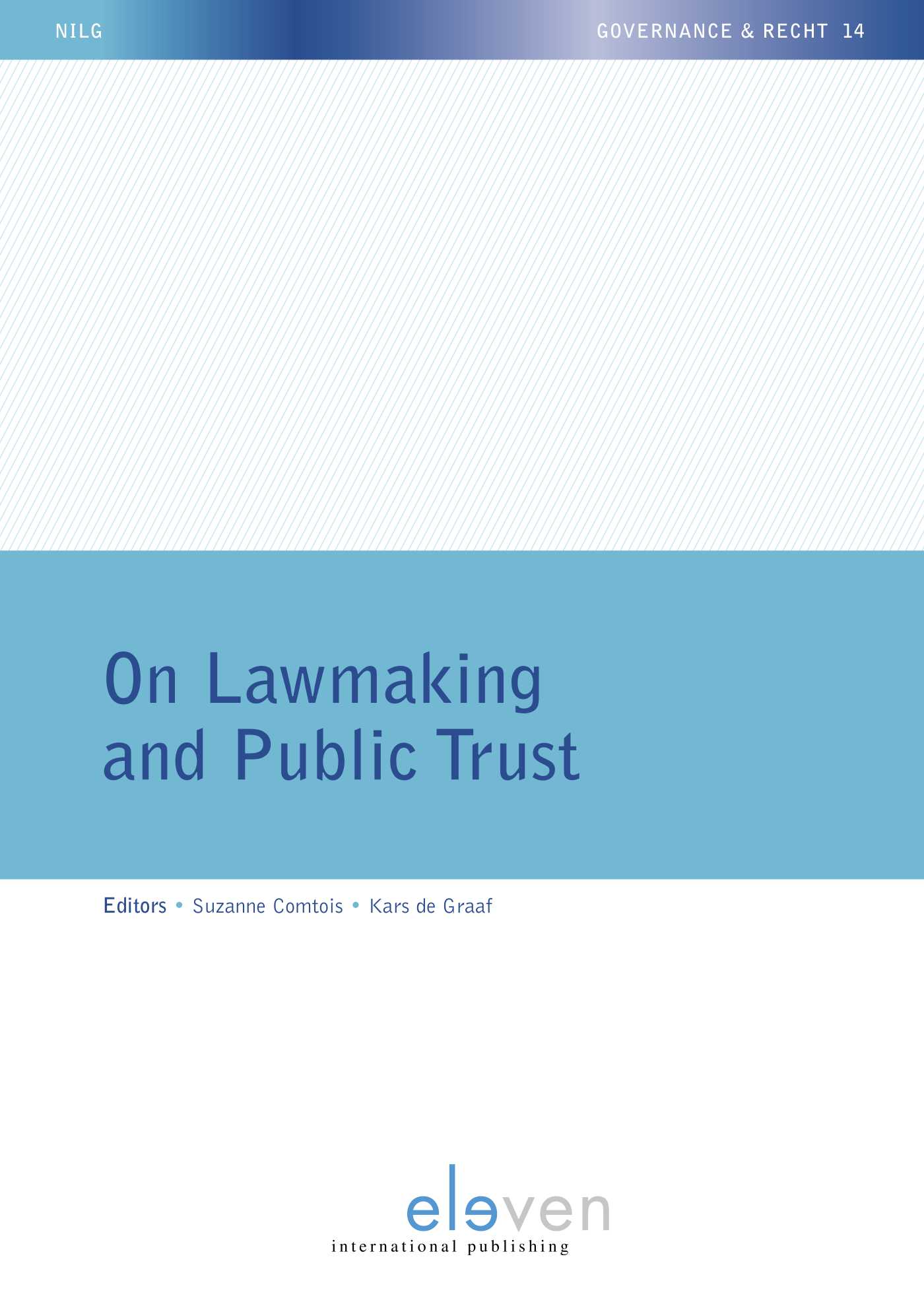 Omslag van On Lawmaking and Public Trust