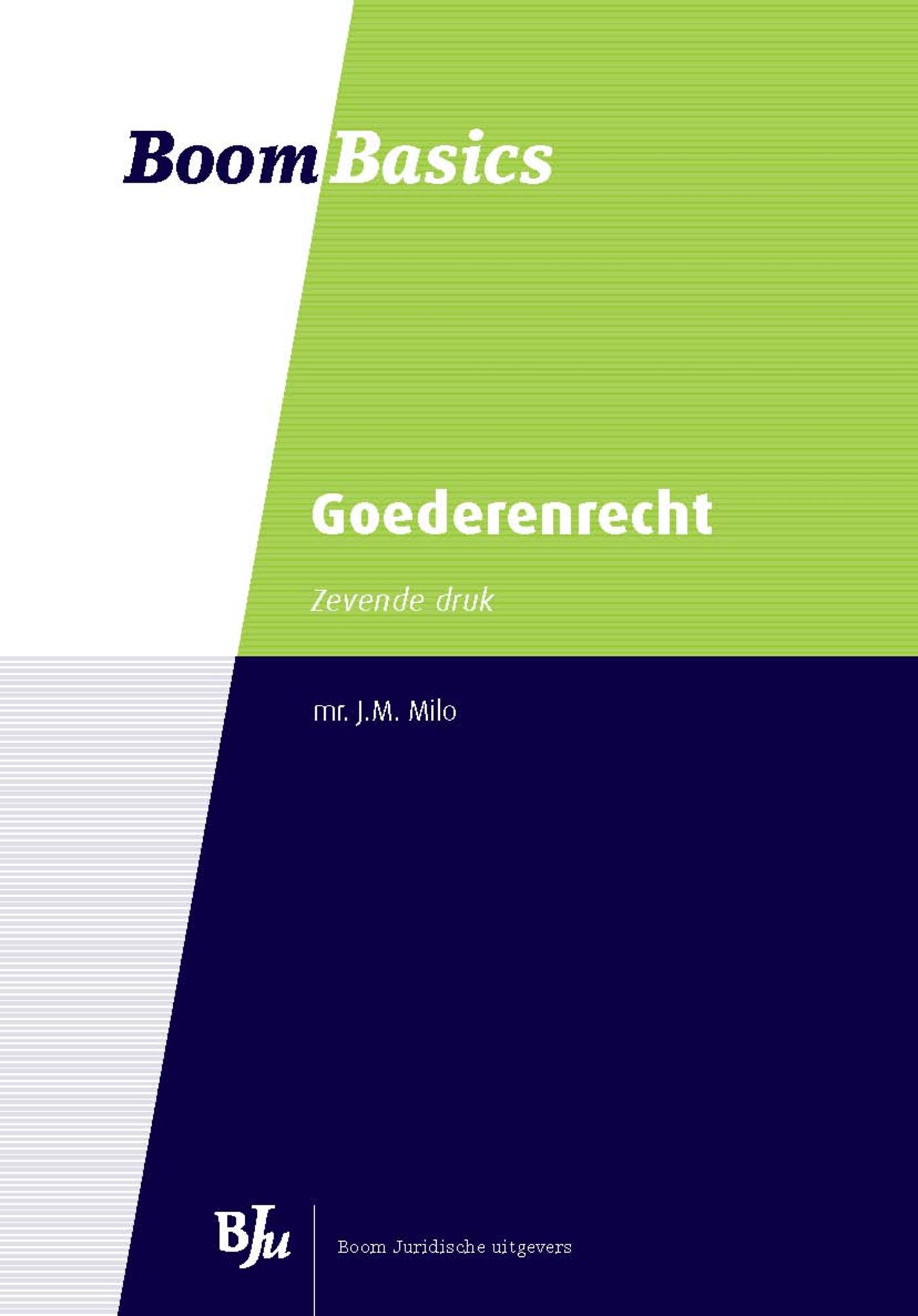 Omslag van Goederenrecht