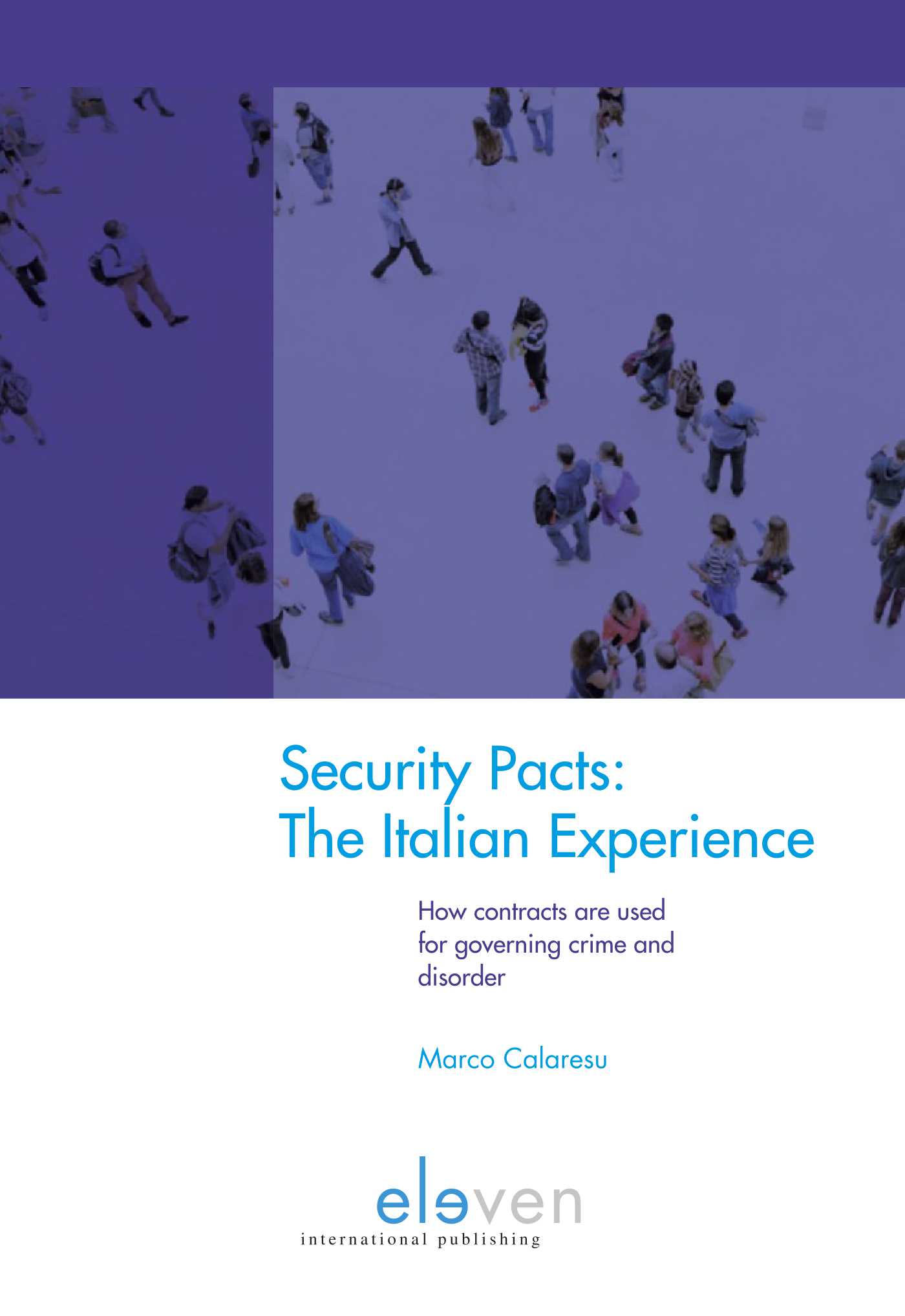 Omslag van Security pacts: the Italian Experience