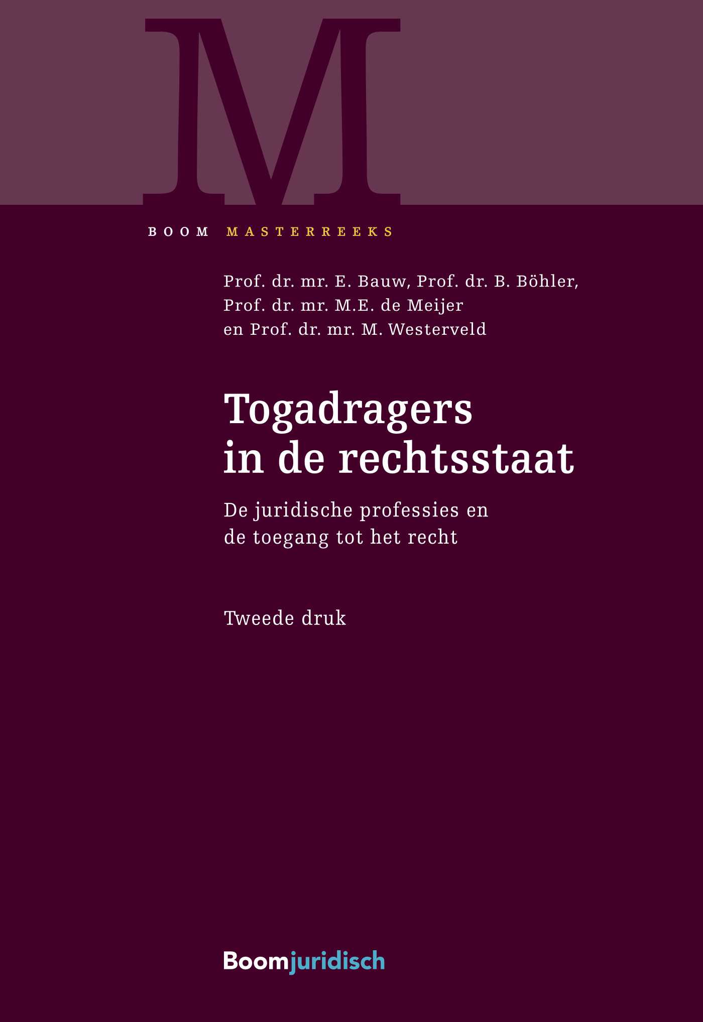 Omslag van Togadragers in de rechtsstaat