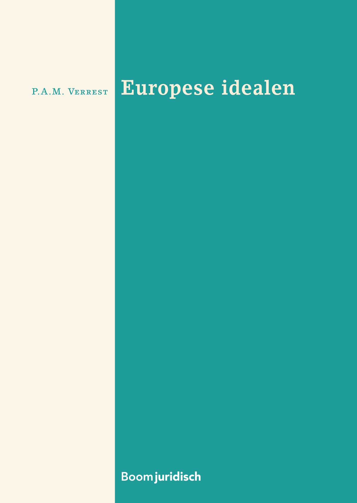 Omslag van Europese idealen