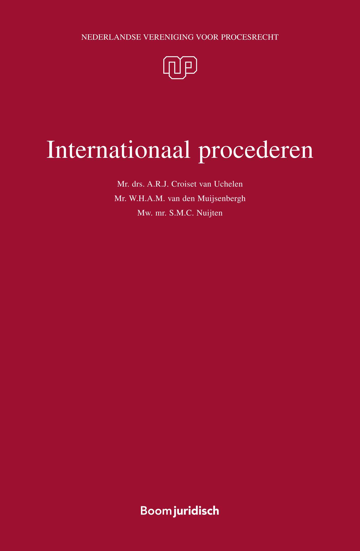 Omslag van Internationaal procederen