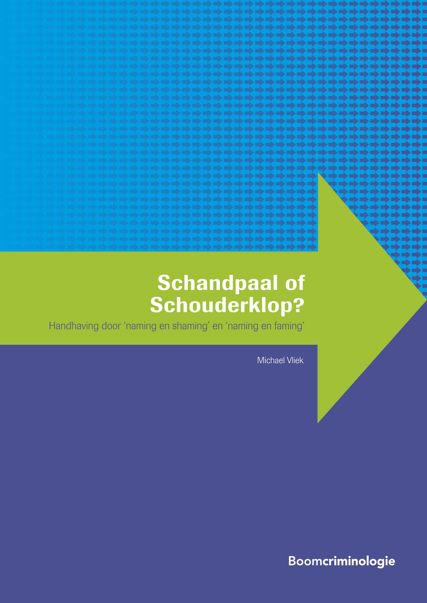 Omslag van Schandpaal of schouderklop?