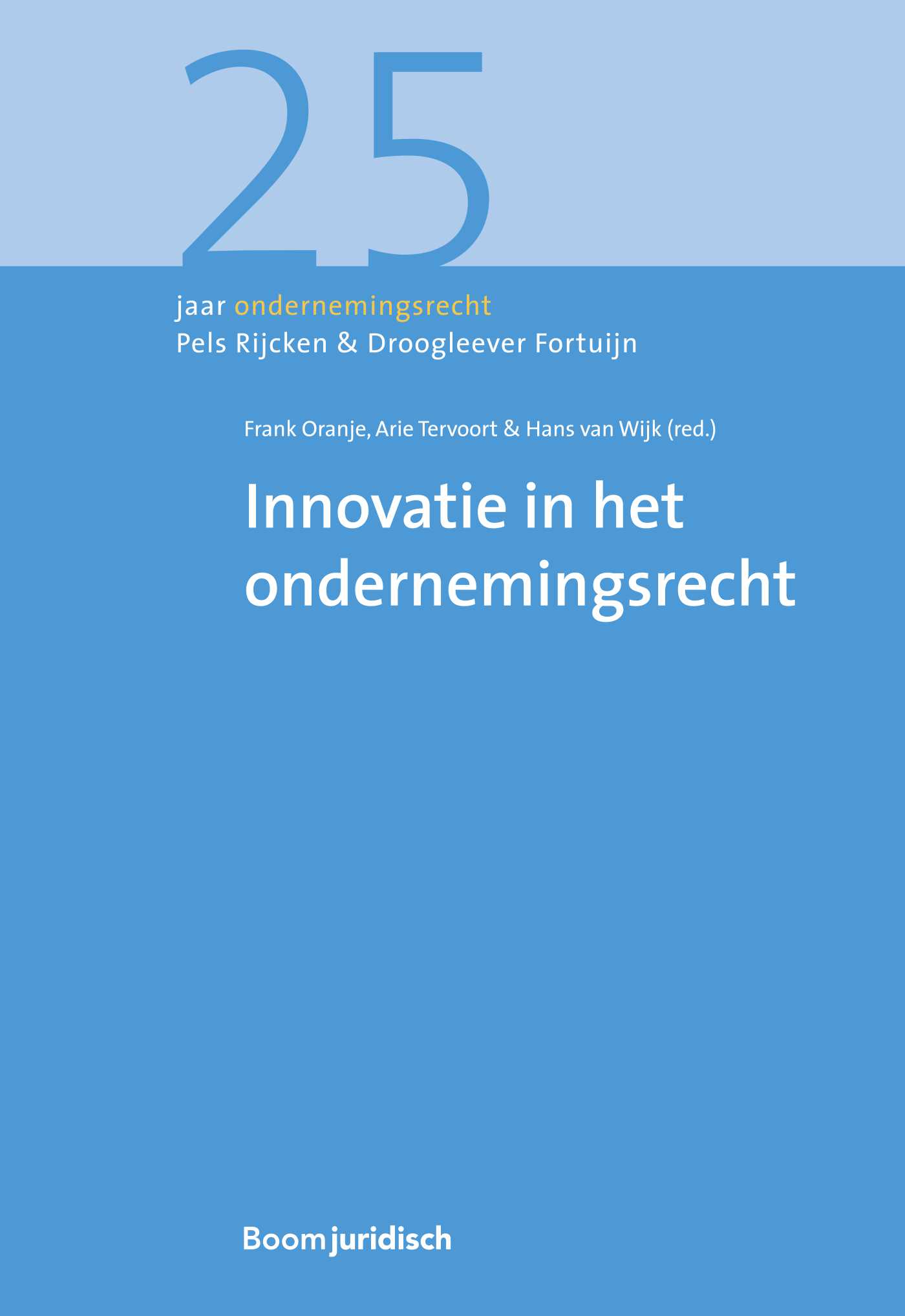 Omslag van Innovatie in het ondernemingsrecht