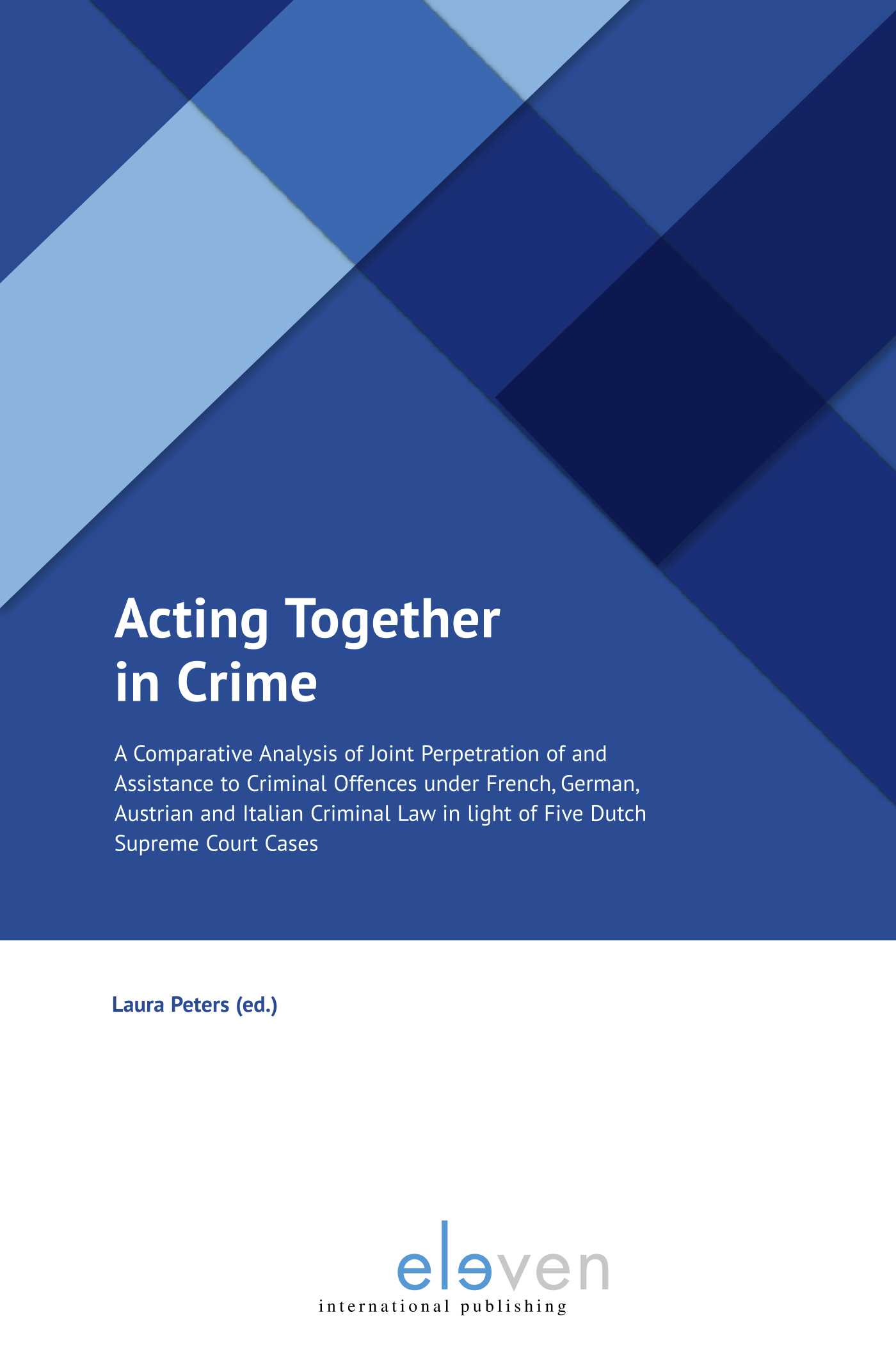 Omslag van Acting Together in Crime