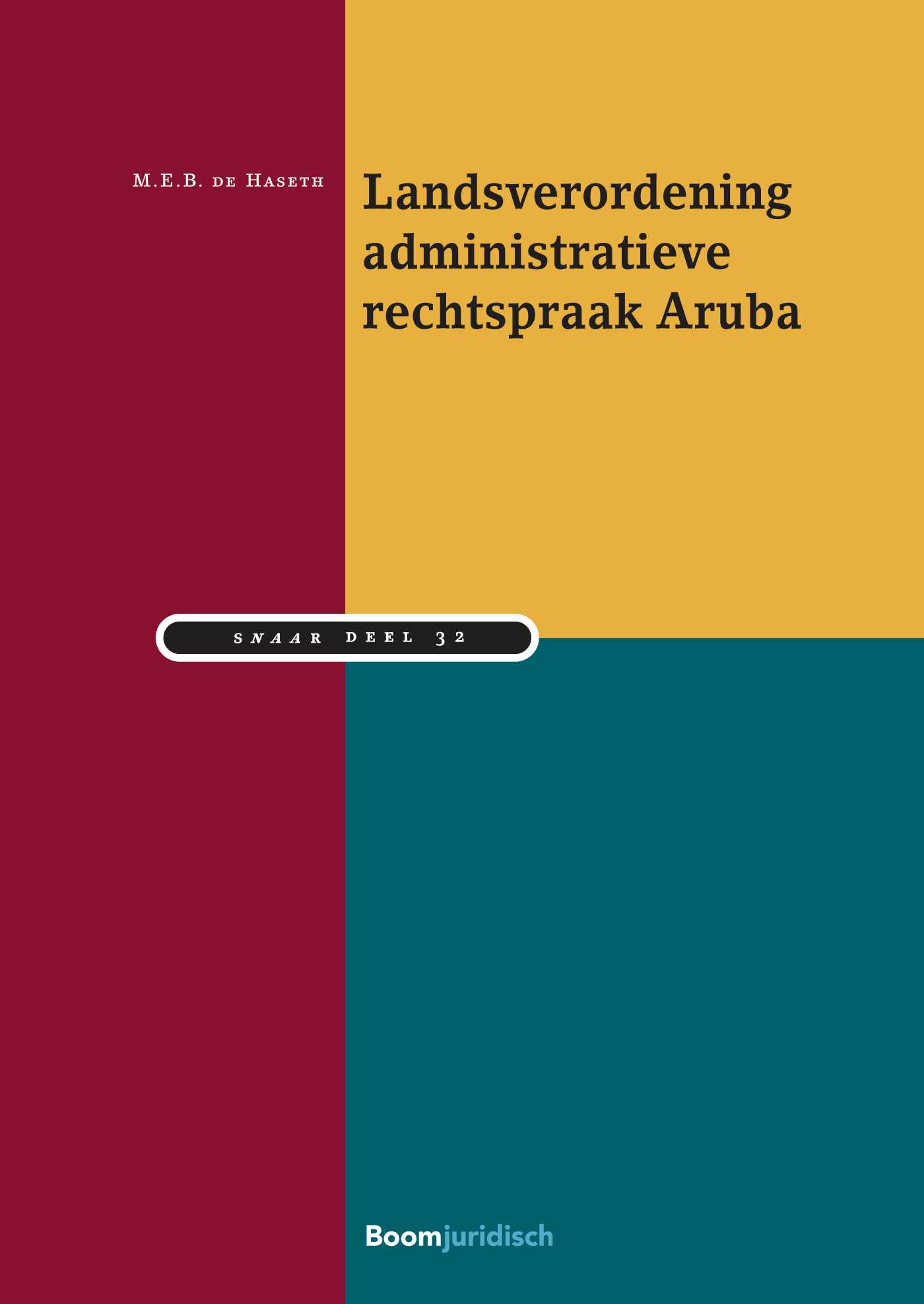 Omslag van Landsverordening administratieve rechtspraak Aruba