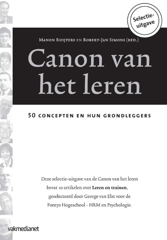 Omslag van Canon van het leren