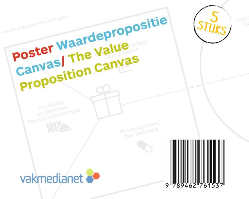 Omslag van Poster Waardepropositie Canvas/Poster The Value Proposition Canvas