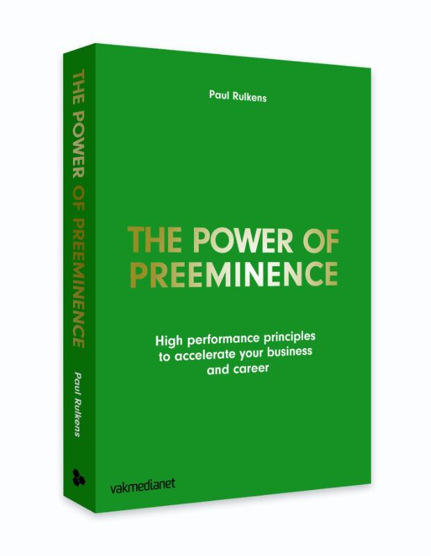 Omslag van The power of preeminence
