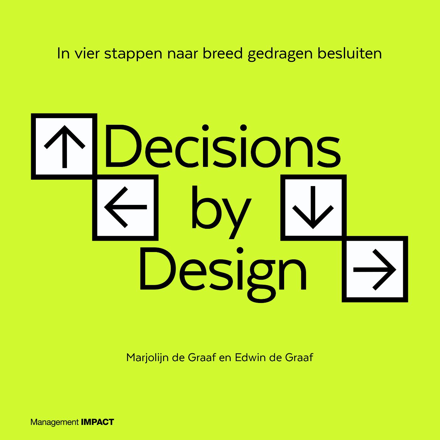 Omslag van Decisions by design