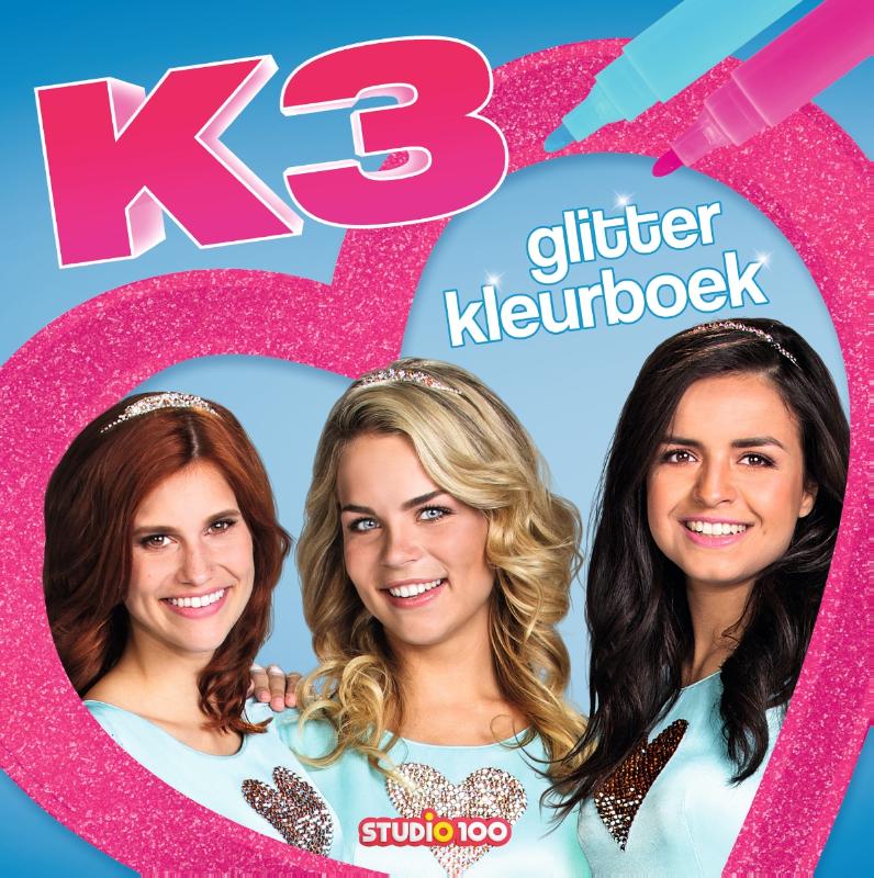 Omslag van K3 : kleurboek - glitterkleurboek