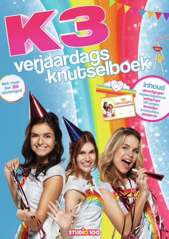 Omslag van K3 : doeboek - Verjaardagsknutselboek
