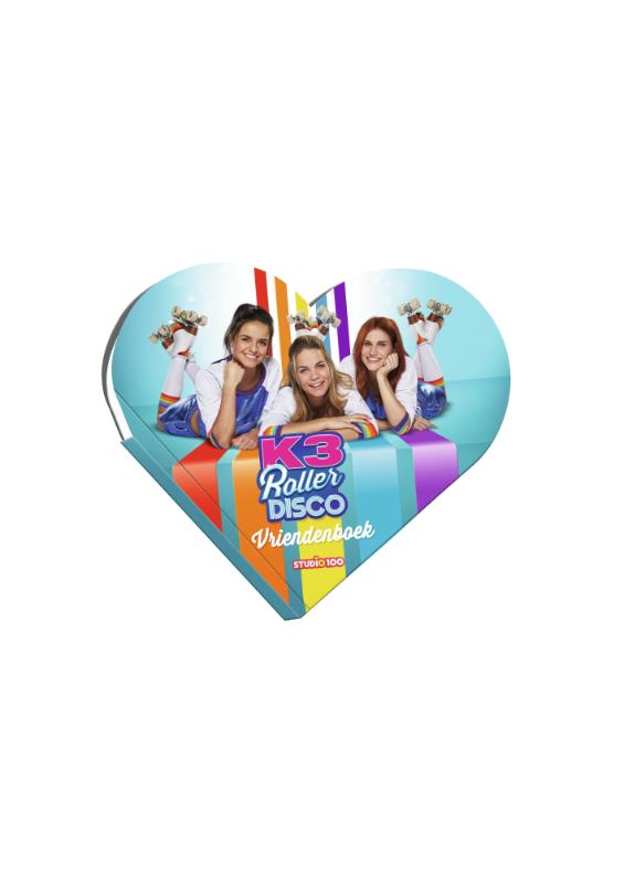 Omslag van K3 : vriendenboek Roller disco