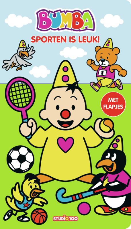 Omslag van Bumba : kartonboek met flapjes (lang) - Sporten is leuk!