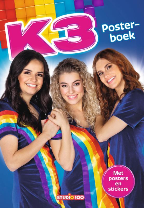 Omslag van K3 : posterboek - Een nieuw begin - met posters en stickers
