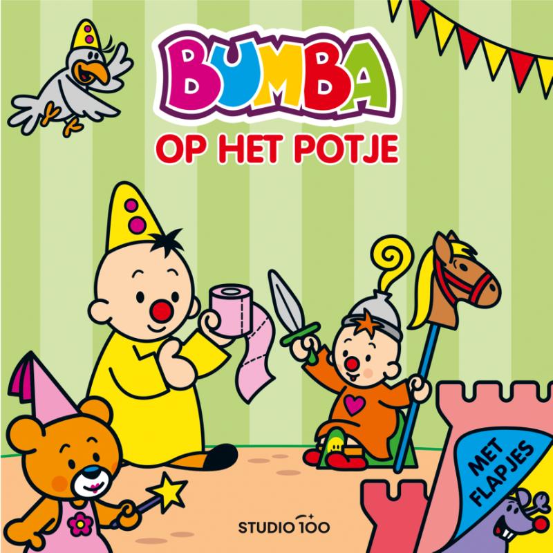 Omslag van Bumba : kartonboek met flapjes - Op het potje