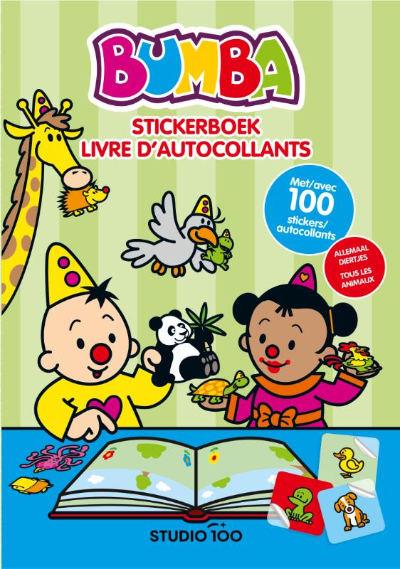 Omslag van Bumba : stickerboek - Dieren