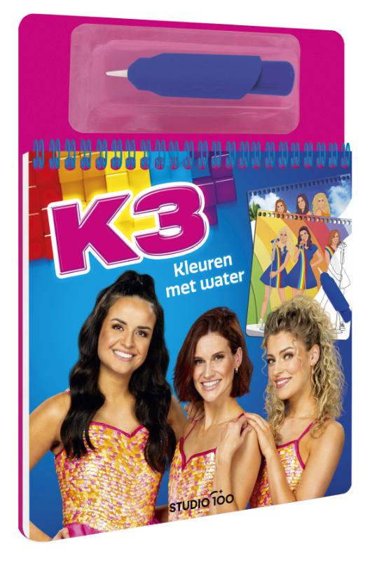 Omslag van K3 Kleuren met water