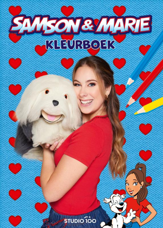 Omslag van Samson & Marie : Kleurboek - Denim