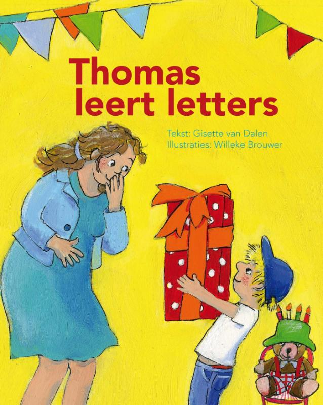 Omslag van Thomas leert letters