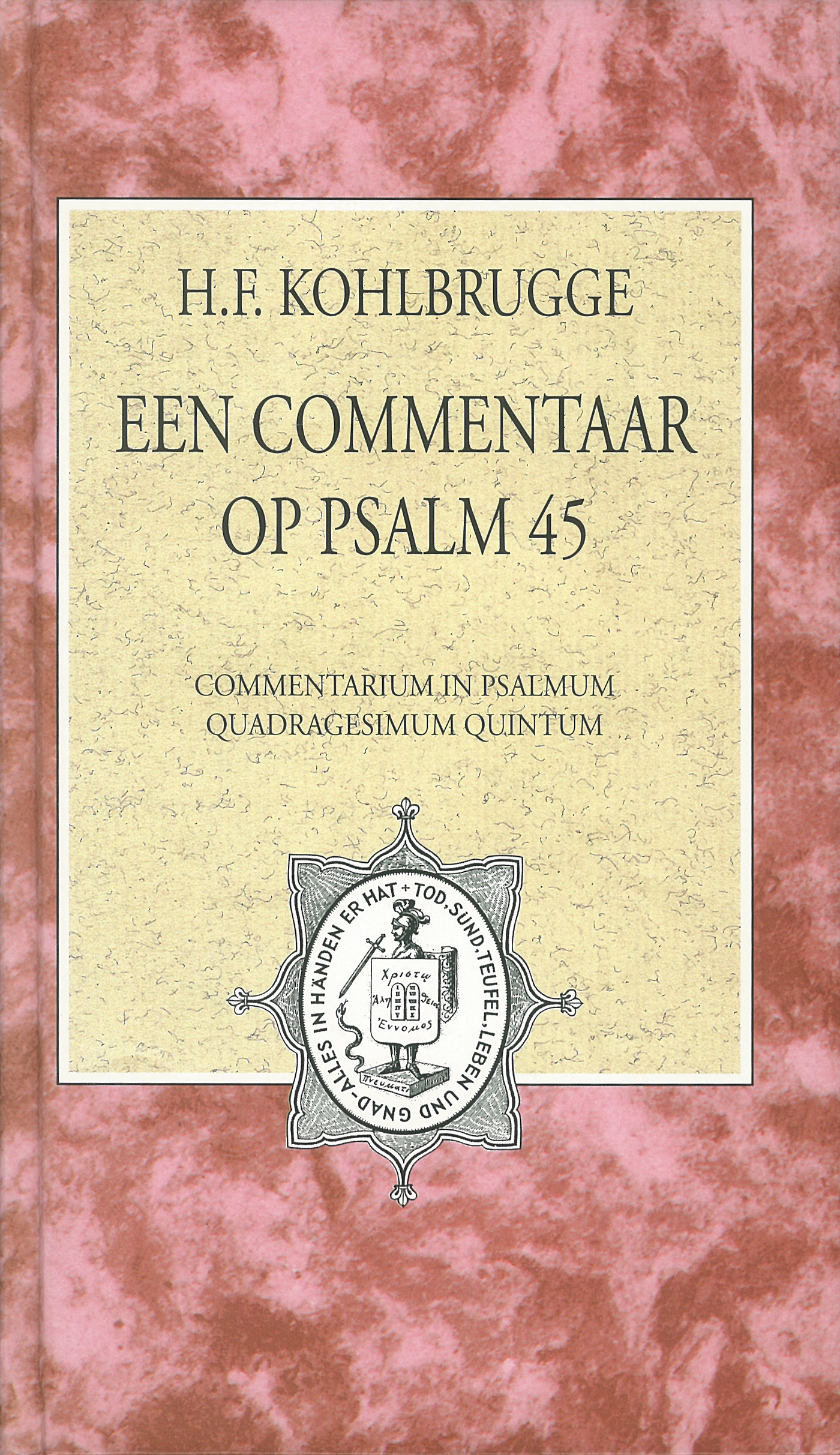 Omslag van Een commentaar op Psalm 45