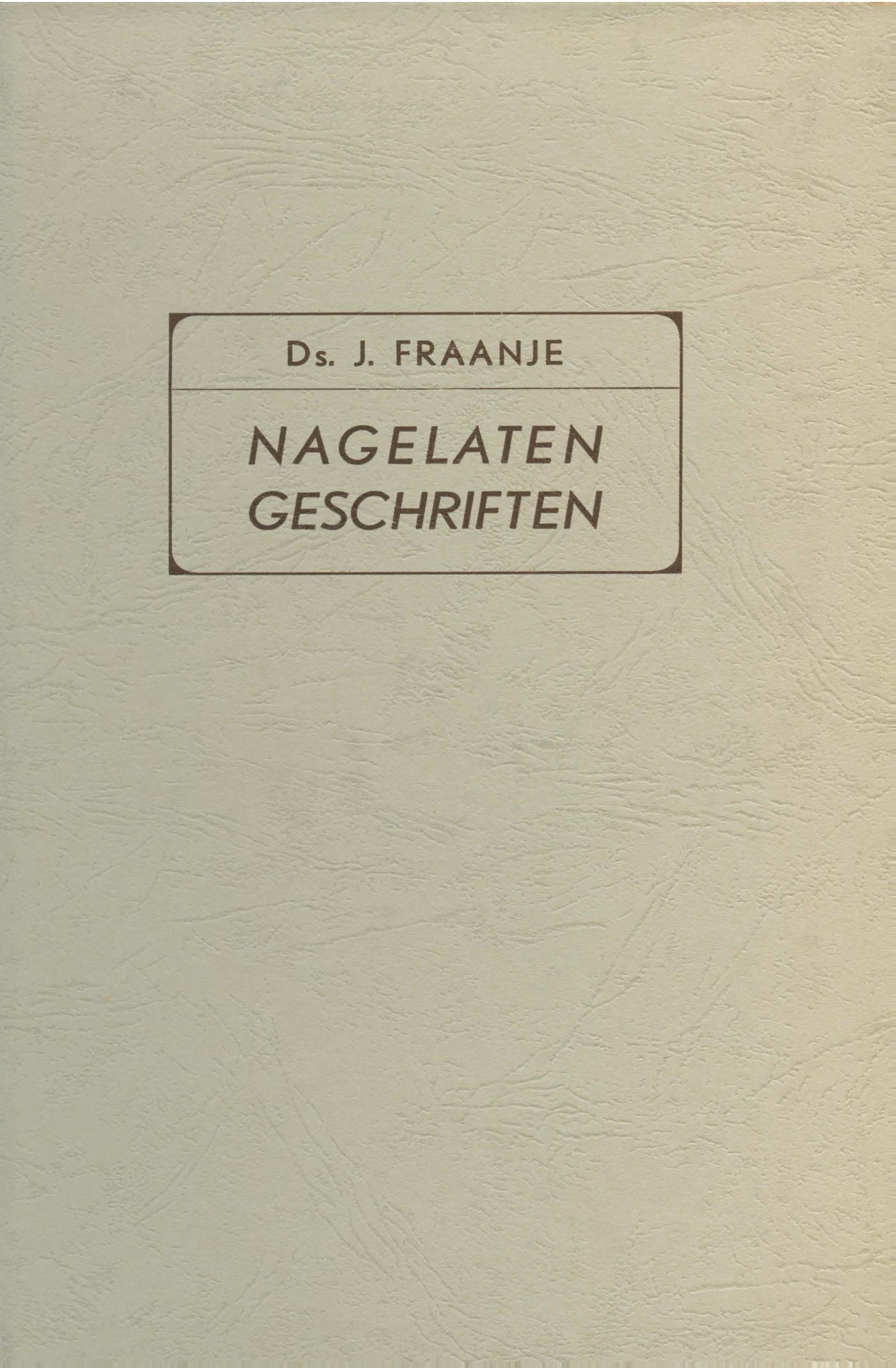 Omslag van Nagelaten geschriften