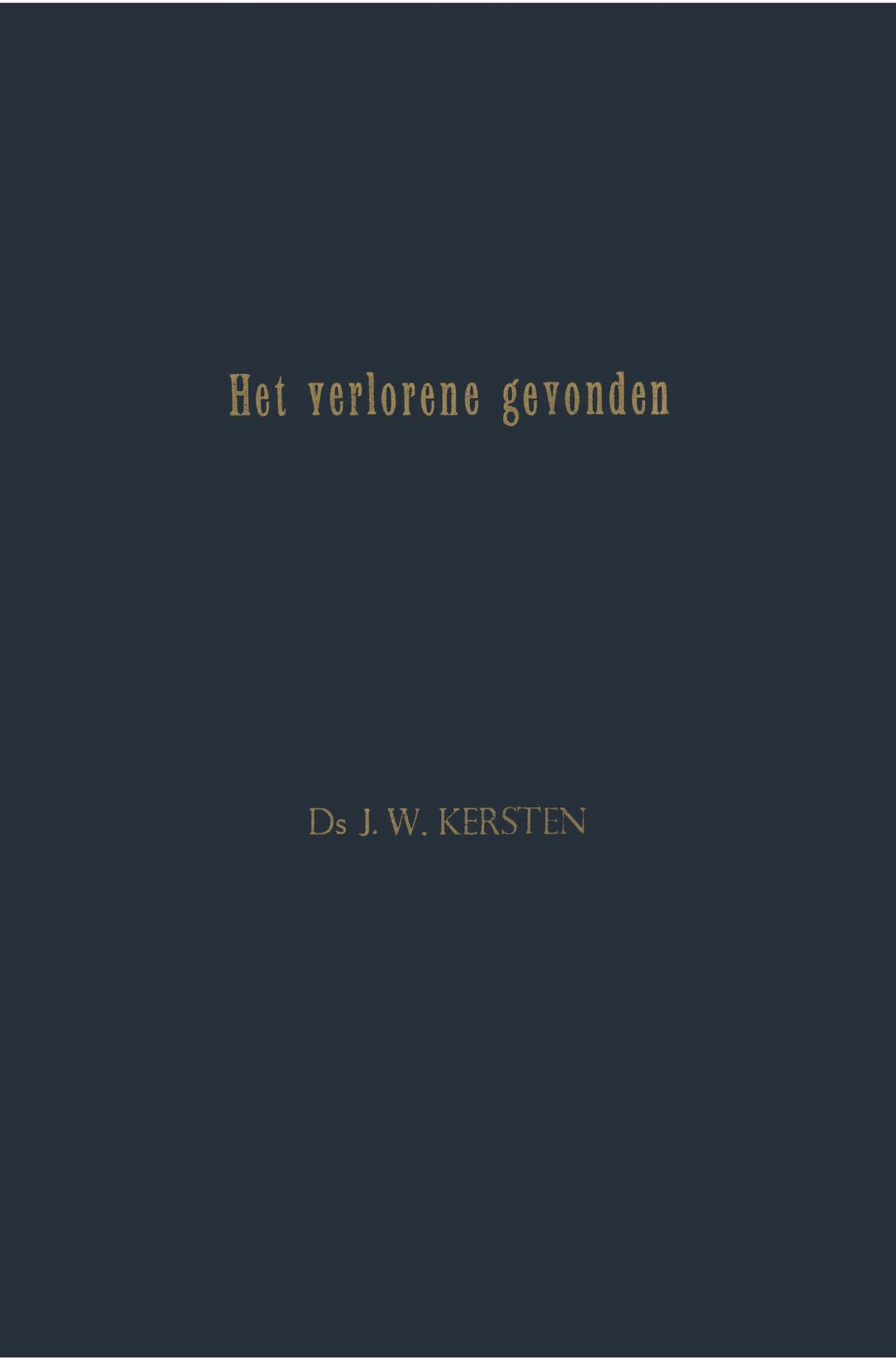 Omslag van Het verlorene gevonden