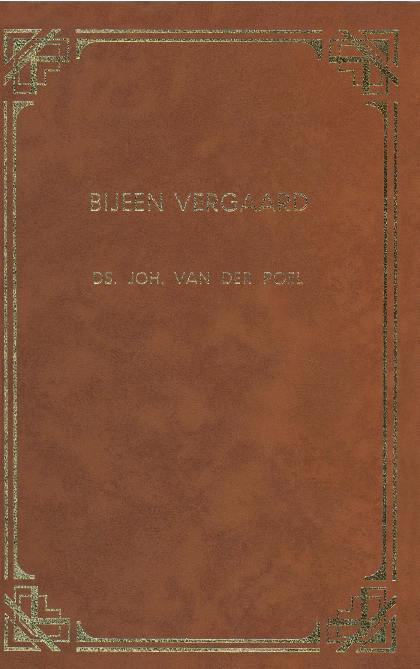 Omslag van Bijeen vergaard