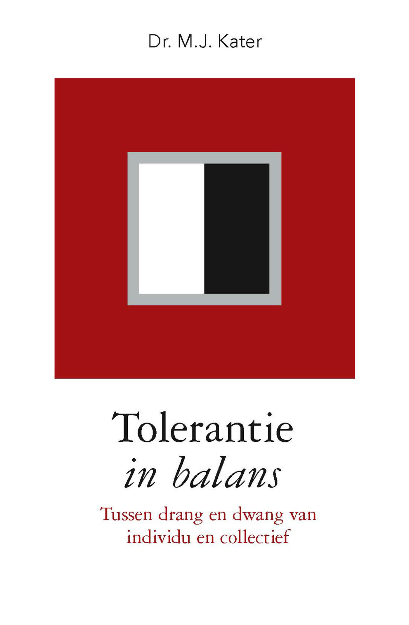 Omslag van Tolerantie in balans