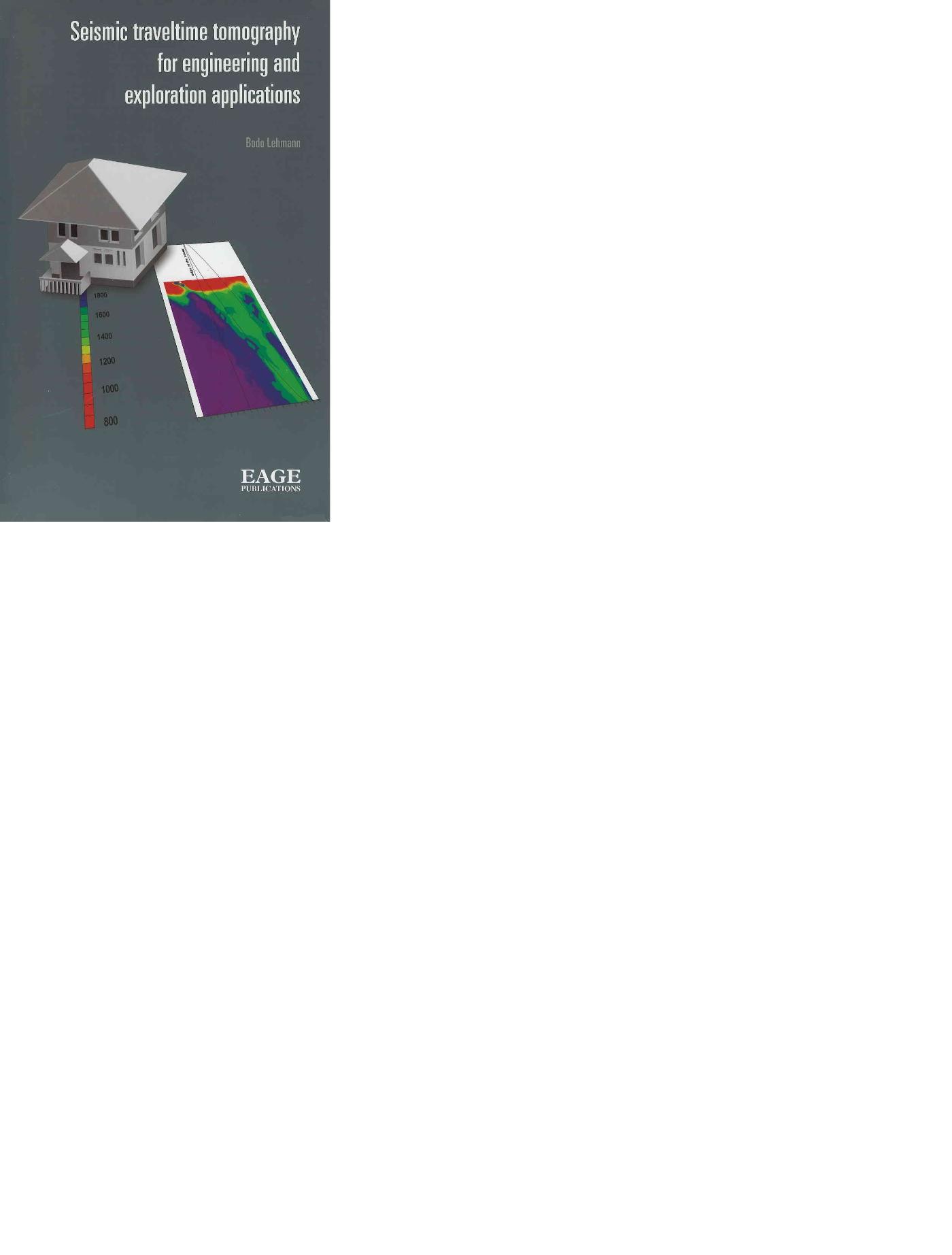 Omslag van Seismic traveltime tomography for engineering and exploration applications