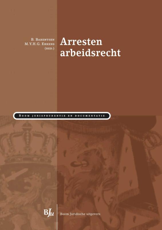 Omslag van Arresten arbeidsrecht