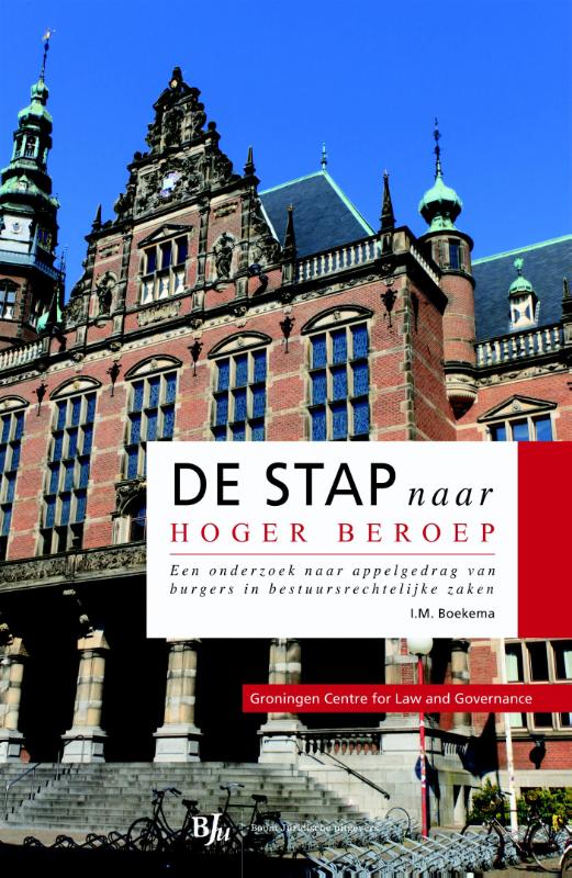 Omslag van De stap naar hoger beroep