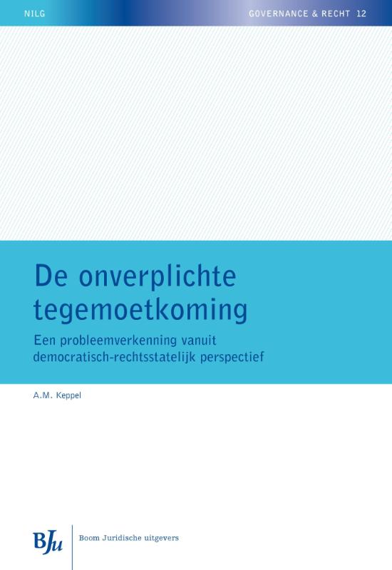 Omslag van De onverplichte tegemoetkoming