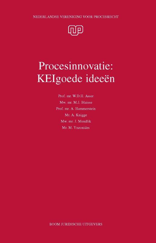 Omslag van Procesinnovatie: KEIgoede ideeën?