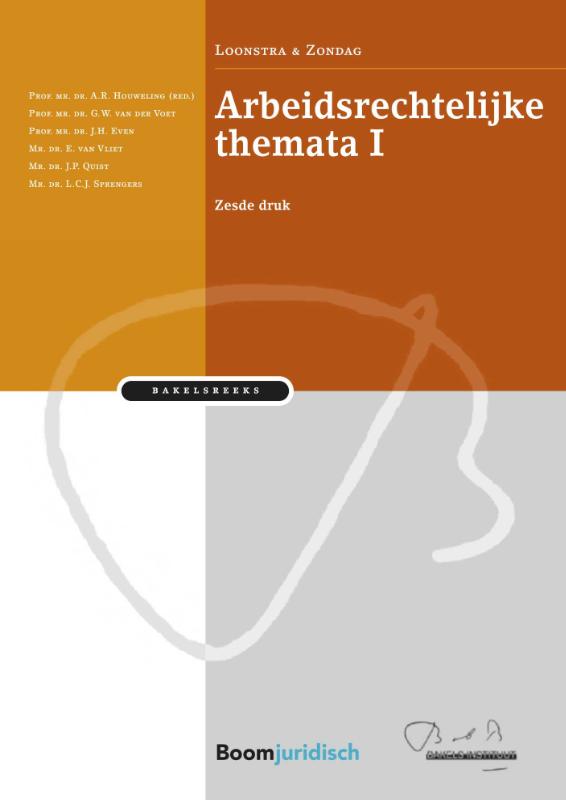 Omslag van Arbeidsrechtelijke themata