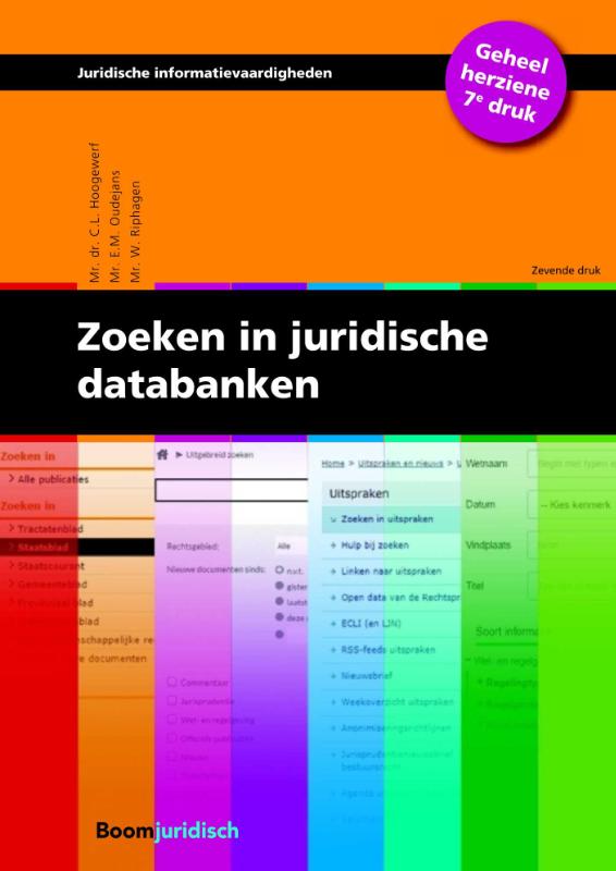 Omslag van Zoeken in juridische databanken