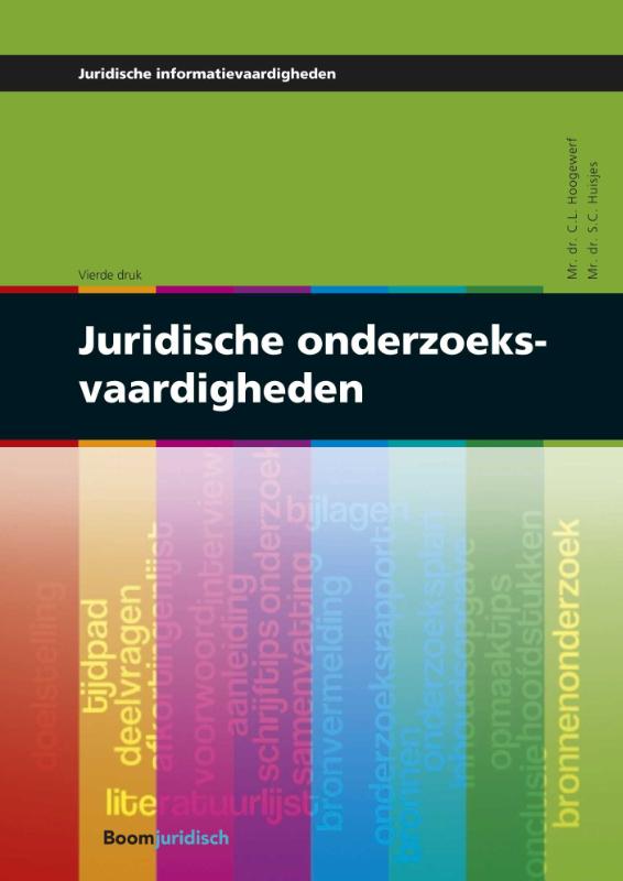 Omslag van Juridische onderzoeksvaardigheden