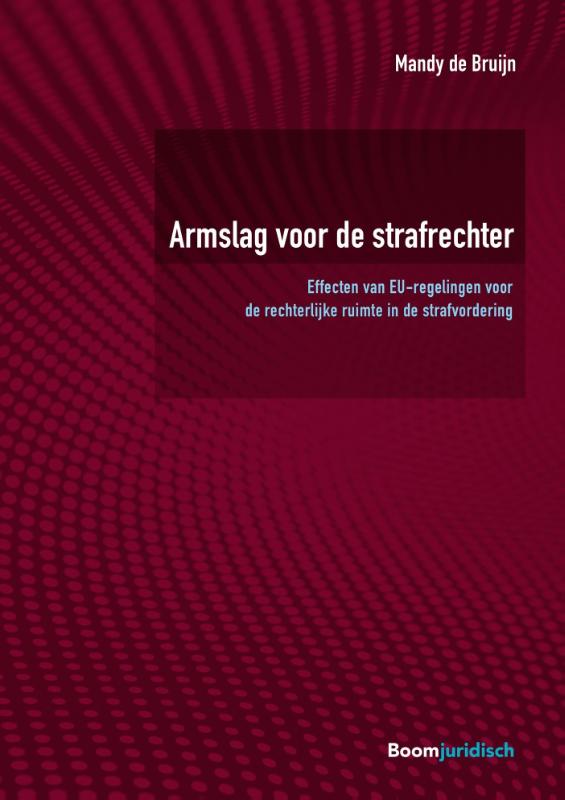 Omslag van Armslag voor de strafrechter