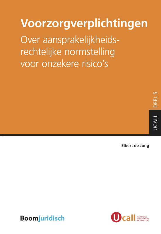 Omslag van Voorzorgverplichtingen