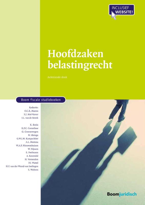 Omslag van Hoofdzaken belastingrecht