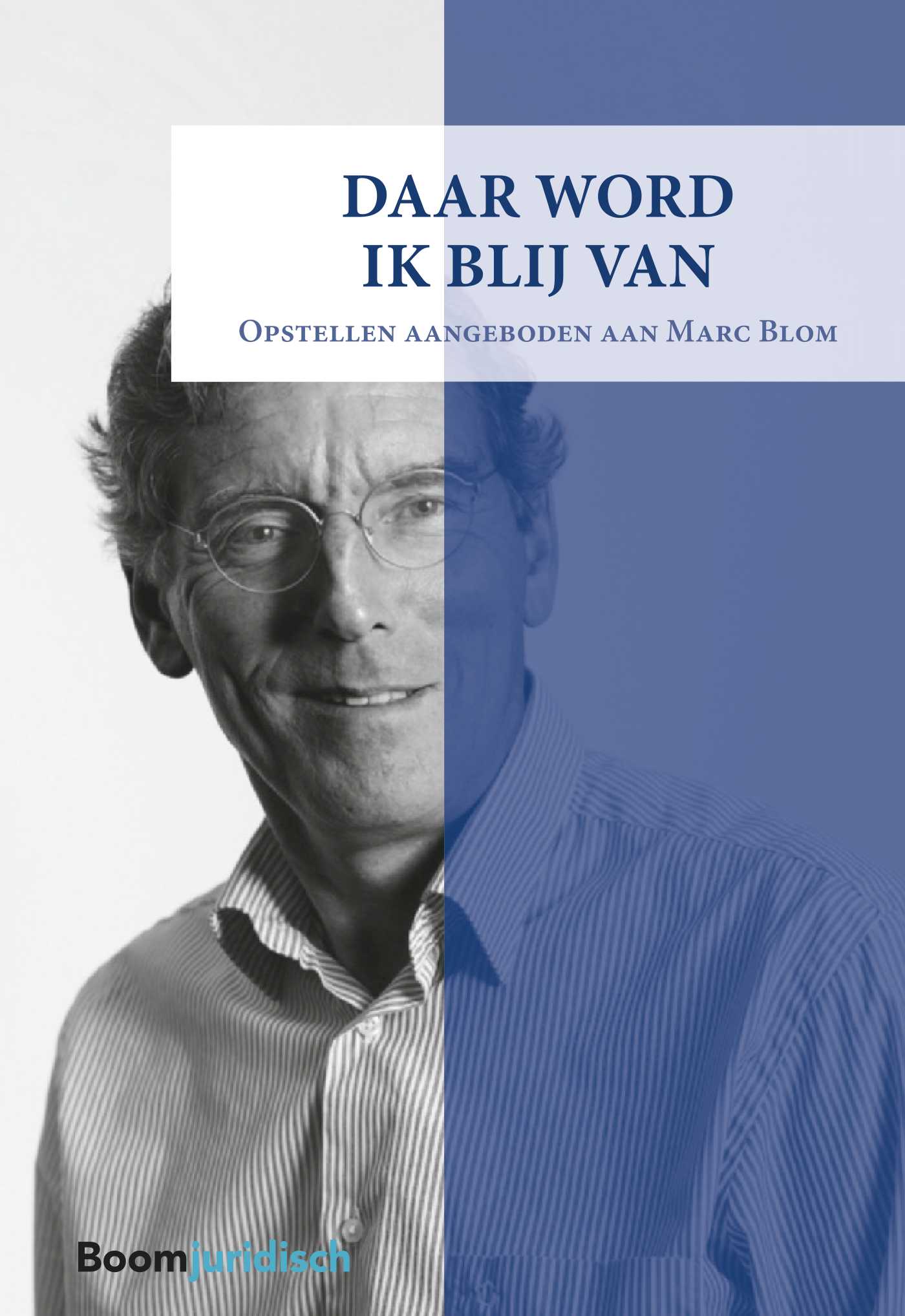 Omslag van Daar word ik blij van
