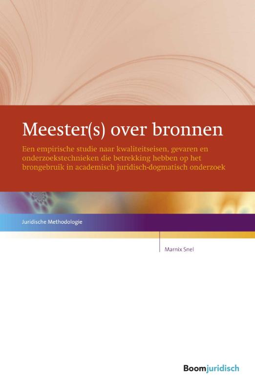 Omslag van Meester(s) over bronnen