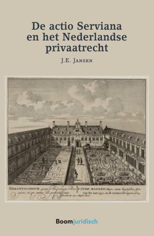 Omslag van De Actio Serviana en het Nederlandse privaatrecht